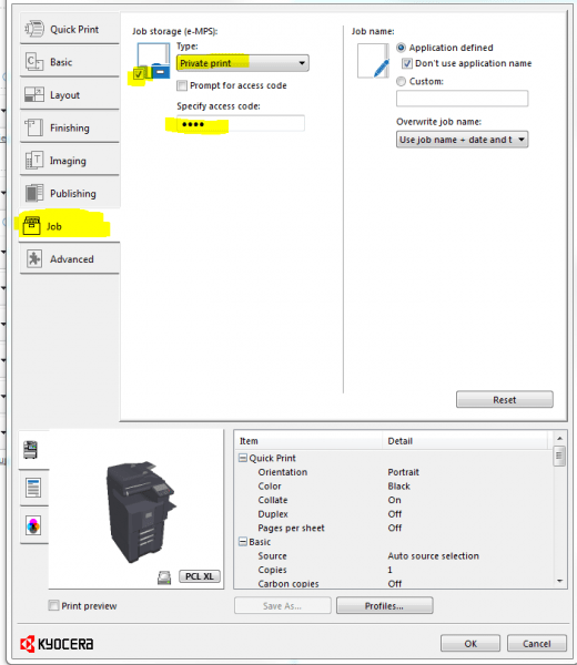 Kyocera-Private-Print-520×600 Kyocera TASKalfa 2554ci Secure Print Setup