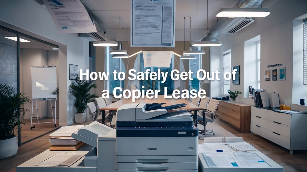 How to Get Out of a Photocopier Lease